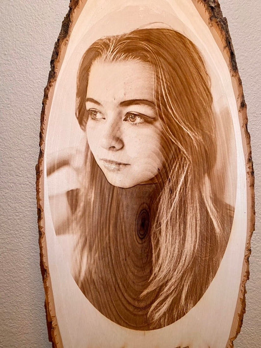 Photo on Wood - Portrait Artwork - Unique gift